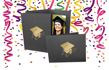 Graduation Photo Folders For 4x6 (25 Pack)