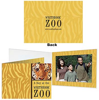Standard Custom Printed Full Color Photo Folders - 5x7 Vertical