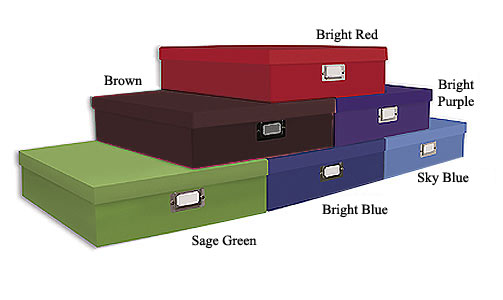 Pioneer Scrapbooking Storage Box - Solid Colors