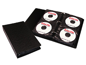 Print File 3-Ring Binder For CD / DVD Pages