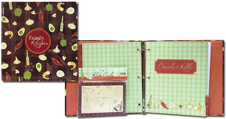 MBI Recipe Scrapbook Kit Family Recipe