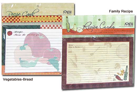 MBI Vegetables-Bread Recipe Cards 5x7 (25)