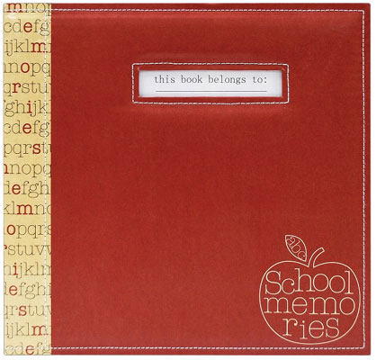 MBI 12x12 Red Apple School Memories Scrapbook