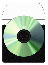 Print File Adhesive Back CD Pockets w/ Black Non-Woven Back (10)