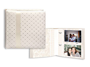 Pioneer DA-200FDR Ivory Fabric Wedding Photo Album