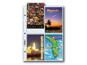 Print File 35-4PC Postcard Storage Pages (25 Pack)