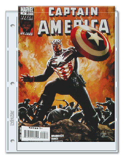 Print File 710-1C Comic Book Pages (25 Pack)