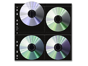 Print File CDB-8 CD Storage Pages (25 Pack)