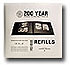 John Porter 12x12 Black Refill Pages (10 Pages)