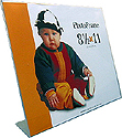 Bent Acrylic Frame 8-1/2x11 Single Horizontal