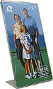 Bent Acrylic Frame 4x7 Single Vertical