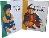 Bent Acrylic Frame 8x10 Double Vertical