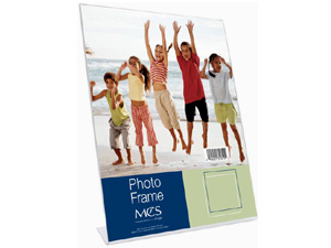 Bent Acrylic Picture Frames - Single Vertical