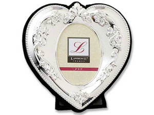 Lawrence Silver Heart Frame 2x3