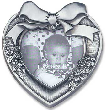 Lawrence Pewter Heart Frame 2x2