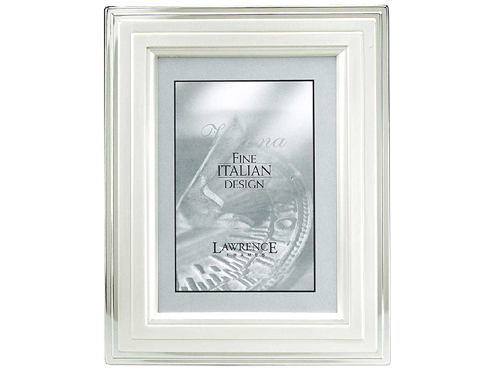 Lawrence Brushed Silver Step 4x6 Frame