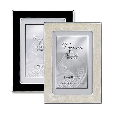 Lawrence Verona Enamel Frame 8x10 Black