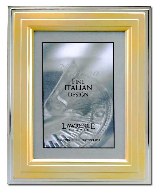 Lawrence Verona Gold & Silver Step Picture Frame 8x10