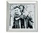 Lawrence 5x5 Brushed Silver Plated Picture Frame