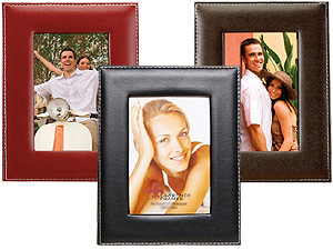 Lawrence Stitched Leather Picture Frames