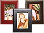 Lawrence Stitched Leather Picture Frame - 4x6