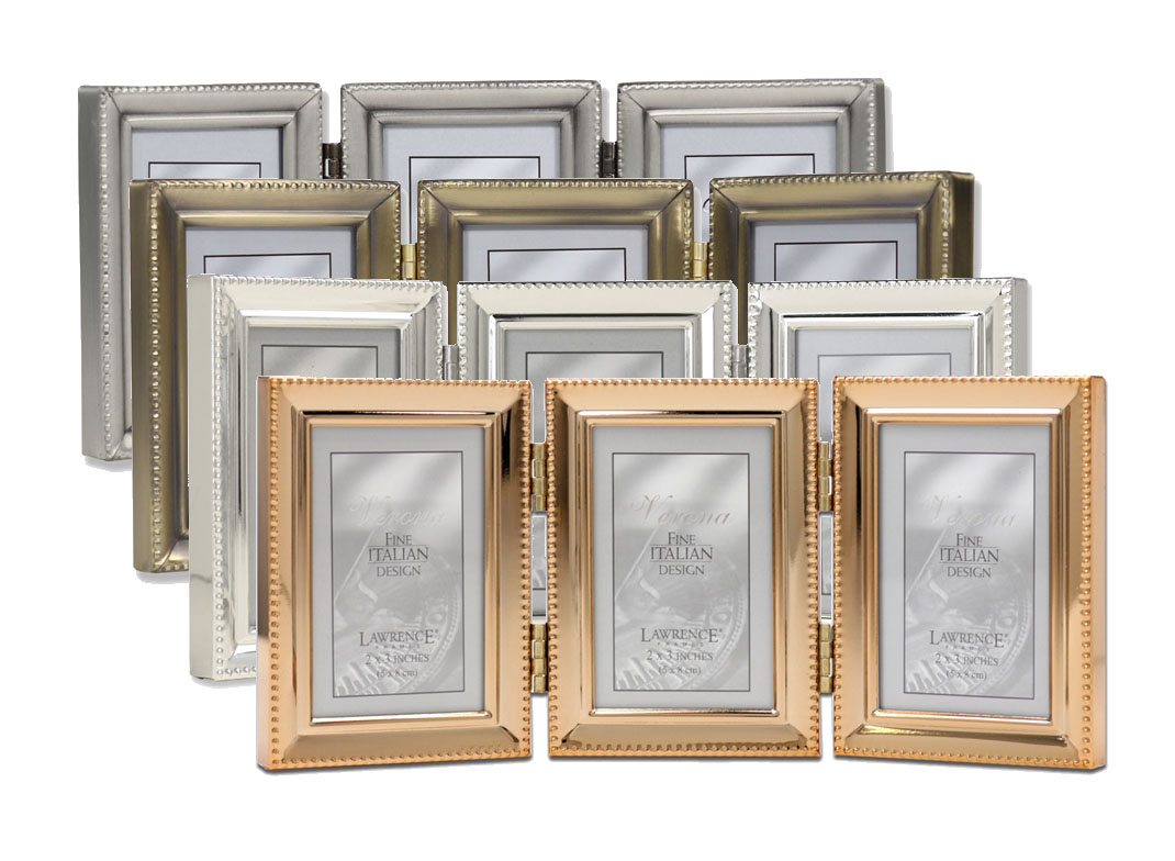 Lawrence 2x3 Triple Pewter Bead Frame