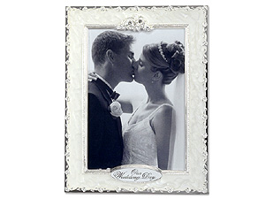 Lawrence Pearl Roses Wedding Frame - 4x6