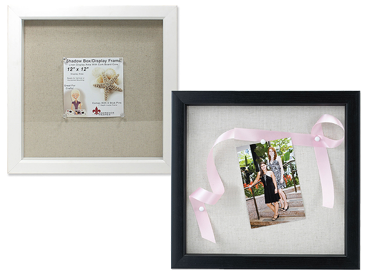 Lawrence Scrapbook Shadow Box 12x12 Black Albumzipperprofolio