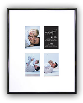 MCS Lifestyle Collage Frame 16x20 w/4-4x6 Openings