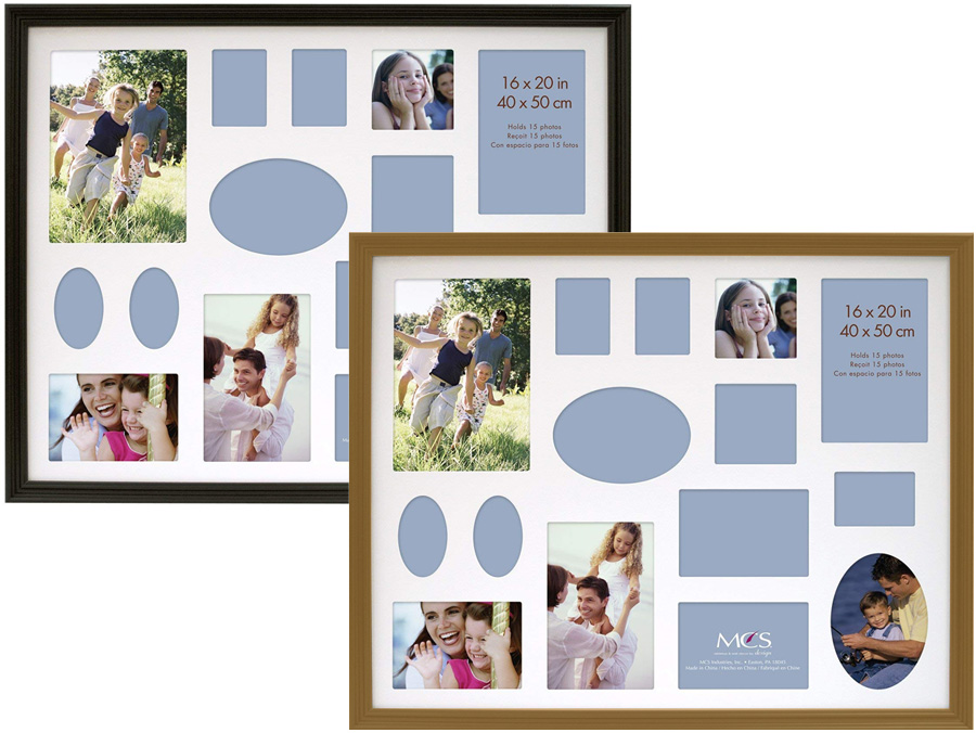 Mcs 16x20 Solid Wood Value Collage Frame Oak