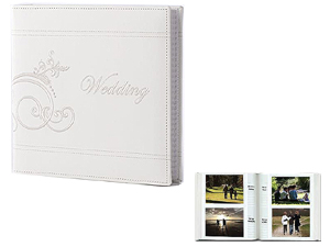 Pioneer DA-200EMPW 4x6 Embroidered Wedding Photo Album