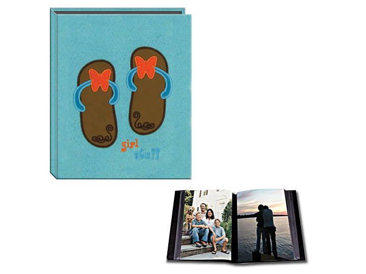 Pioneer EMB-46 4x6 Embroidered Faux Suede Brag Book