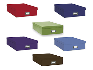 Pioneer Scrapbooking Storage Box - Solid Colors