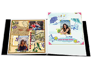 Pioneer 8-1/2x11 White Memory Book Refill Pages
