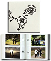 Pioneer DA-200BWFL 4x6 B&W Embroidered Photo Album