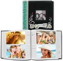 Pioneer DA-200GLAM 4x6 Jeweled Sewn Fabric Photo Album