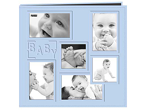 Pioneer MB-10COLBB Blue Collage Frame 12x12 Baby Scrapbook 