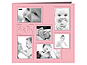 Pioneer MB-10COLBP Pink Collage Frame 12x12 Baby Scrapbook