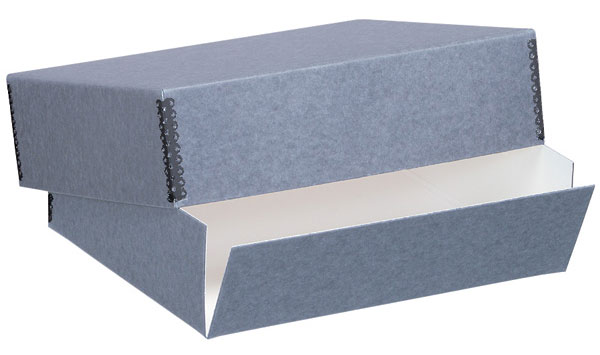 Gray Museum Storage Box For 8x10 (3 Inch Depth)