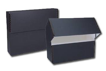 Lineco Acid Free Document Case - Black (2-1/2 Depth)