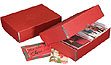 Lineco Greeting Card Storage Box - Christmas
