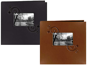 Pioneer MB-10EF Floral Frame Leatherette 12x12 Scrapbook