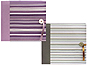 Pioneer MB-88FSH 8x8 Striped Fabric Memory Book