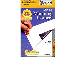Lineco Poly Mounting Corners 1-1/4 inch Full (250)
