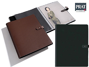 PRAT Pampa Leather Spiral Presentation Books