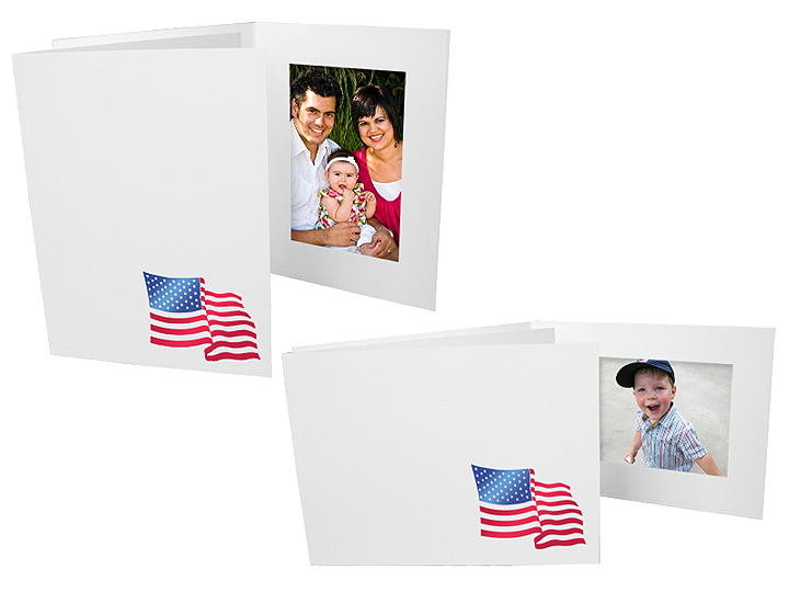 Flag Event 4x6 Vertical Photo Folders (25)