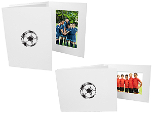 Soccer 4x6 Sports Event Photo Folders (25 Pack)