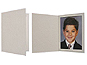 Gray Woodgrain Photo Folders For 5x7 (25 Pack)