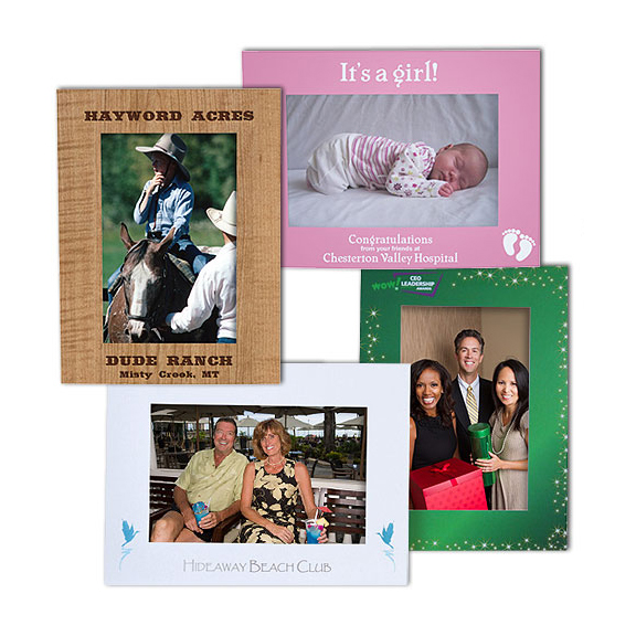 Custom Printed Full Color Easel Frames For 5x7 (Single Frames