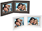 Double View Folder w/Foil Border 7x5 Horizontal (25 Pack)